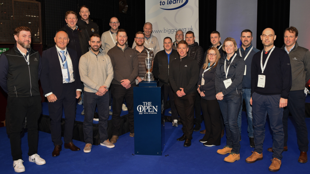 web Previous members of The Open Volunteer Support Team joinerd the Claret Jug on stage at BTME in January.jpg