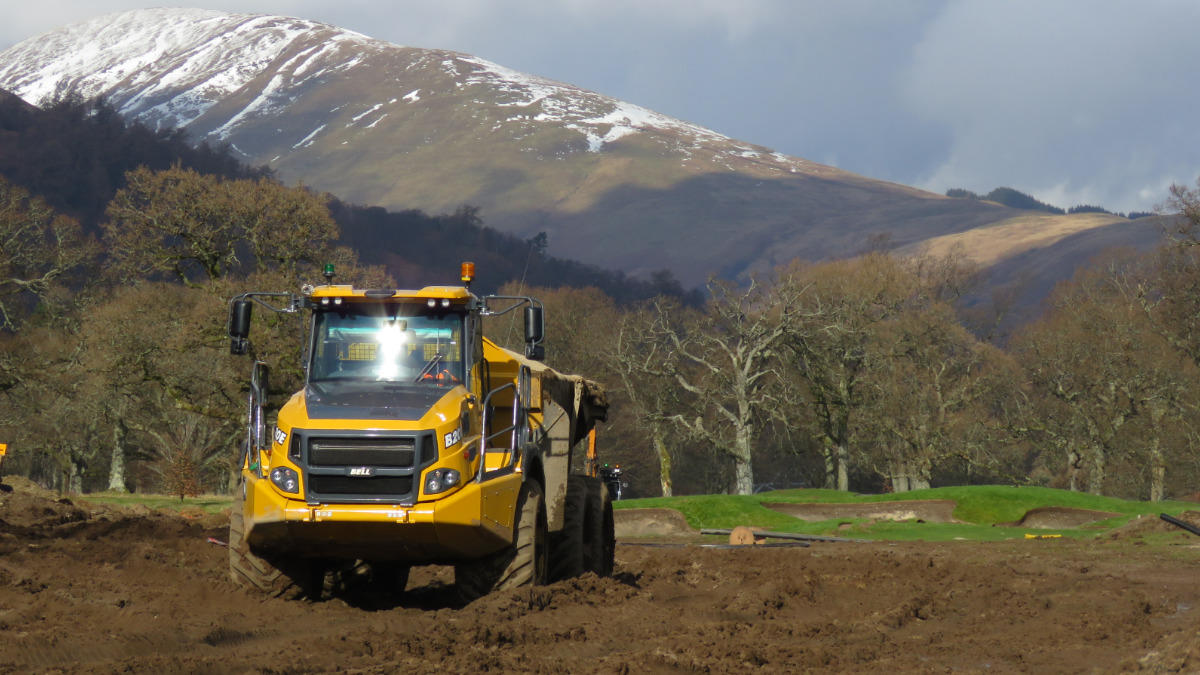 Heavy machinery churns up the ground, making it incredibly mudding during winter.jpg