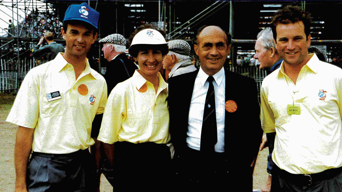 Derek Scarborough, head greenkeeper, alongside members of the support team.jpg