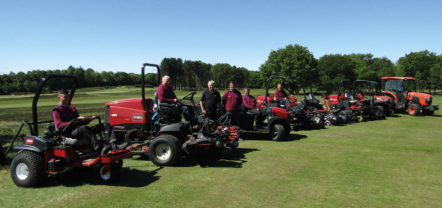 Toro machinery lineup at Alwoodley.jpg