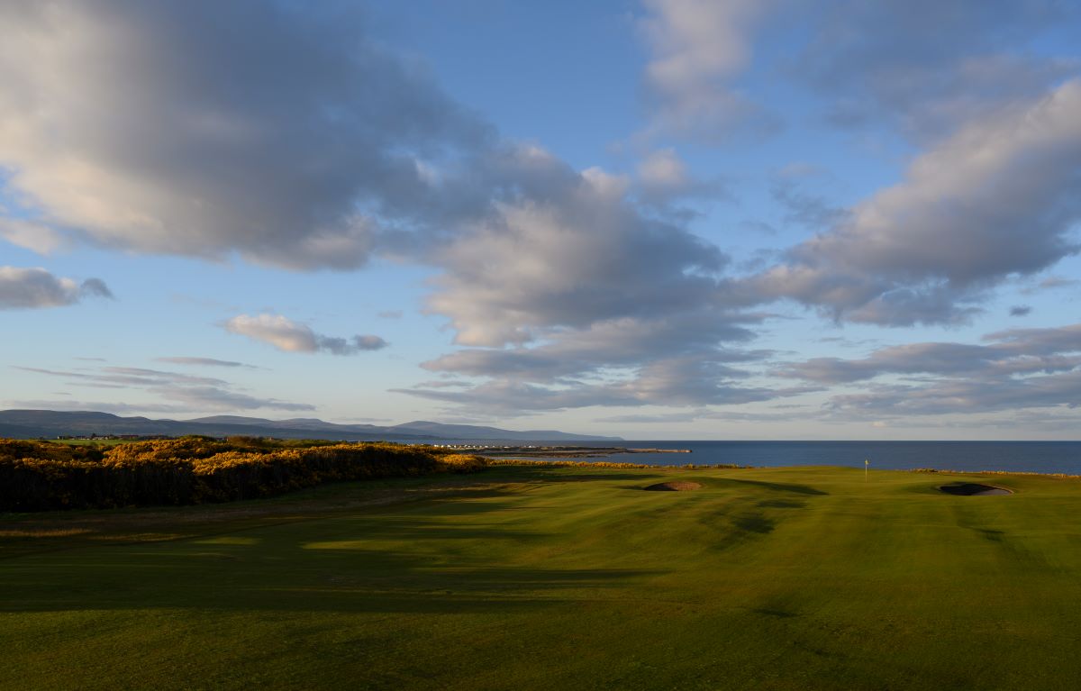 New 7th green at Royal Dornoch