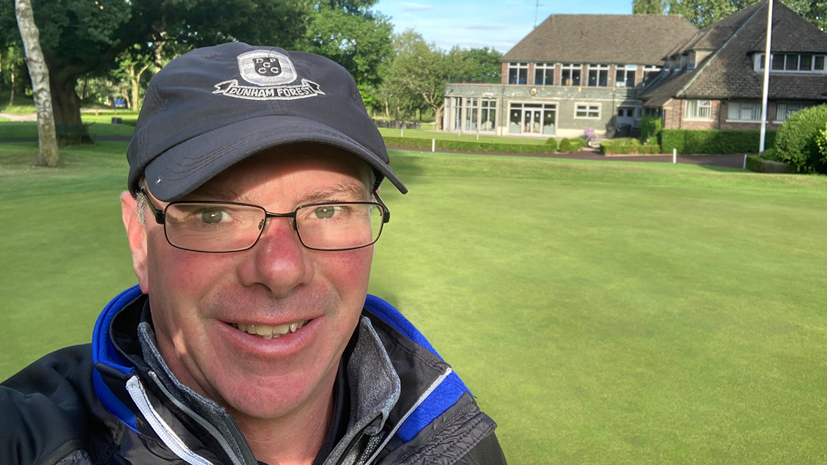 Nik is enjoying working at Dunham Forest Golf Club