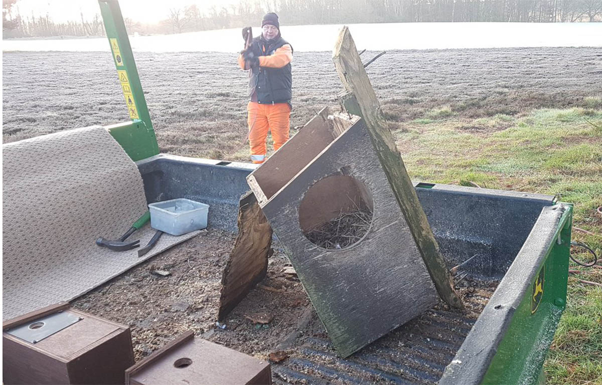 Nottinghamshire Golf Course box replacement