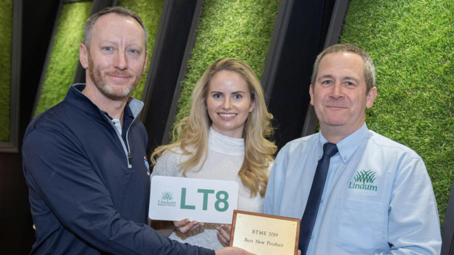 Lindum Turf won Best New Product and Best Small Stand