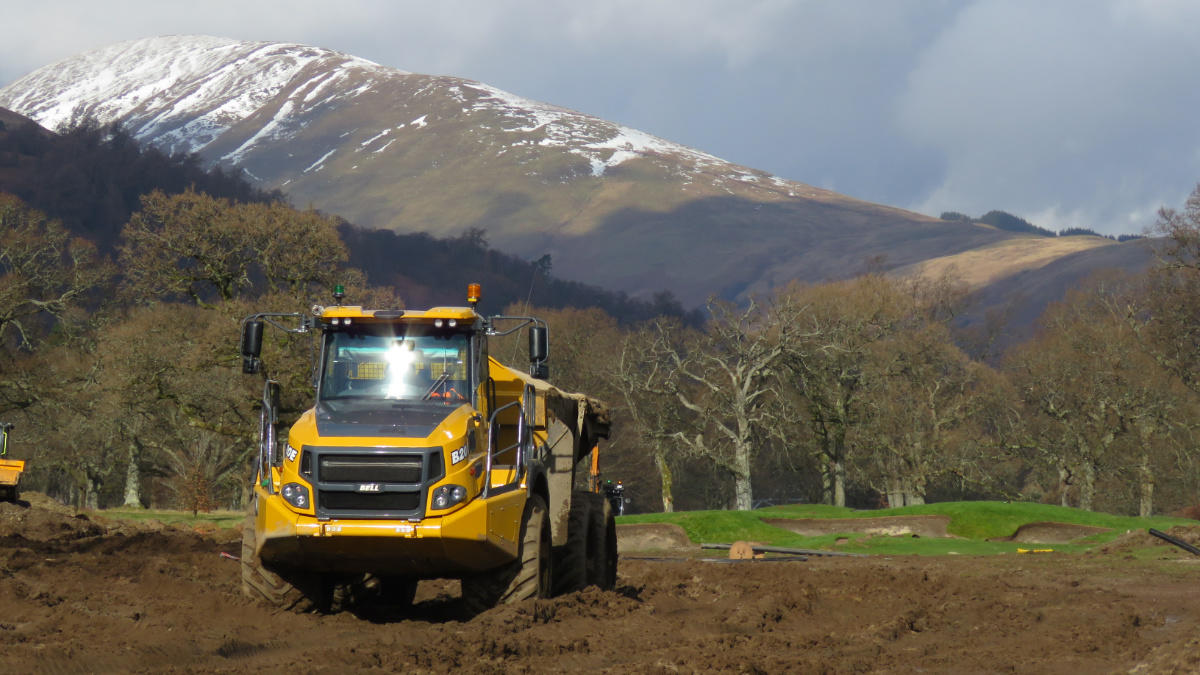 Heavy machinery churns up the ground, making it incredibly mudding during winter.JPG 2