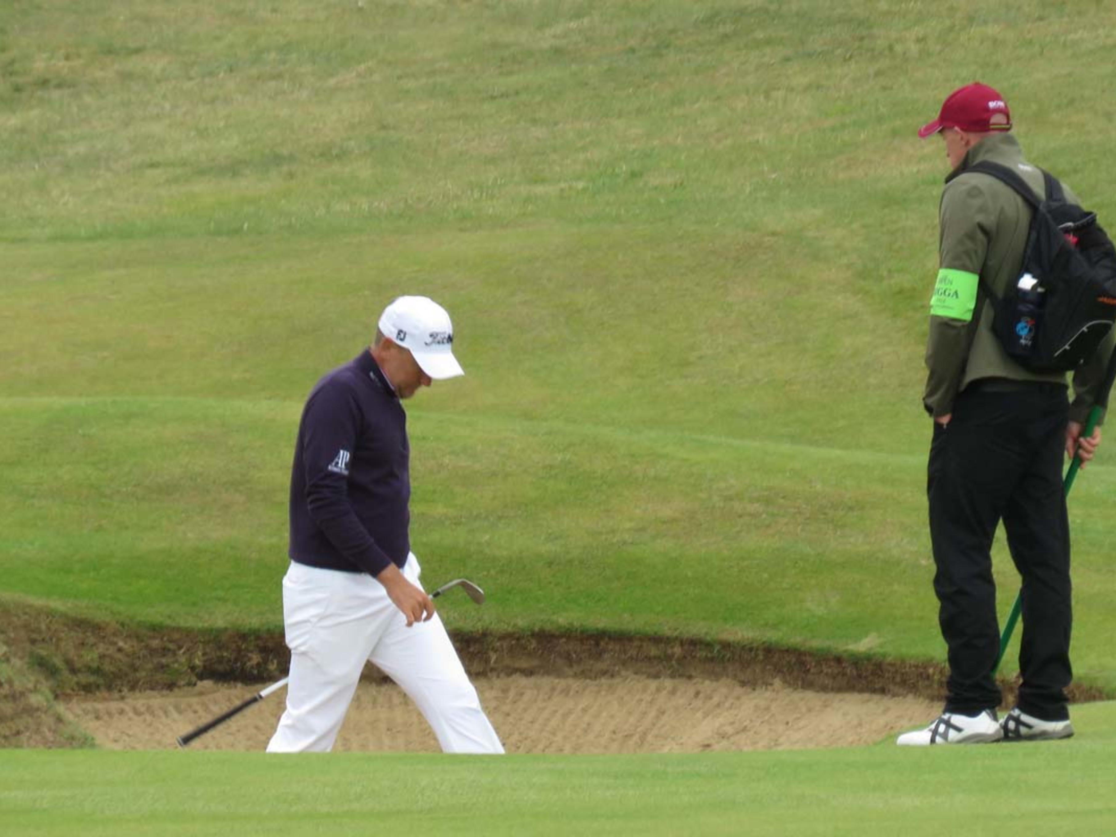 Ian Poulter and David Taylor at The Open.JPG