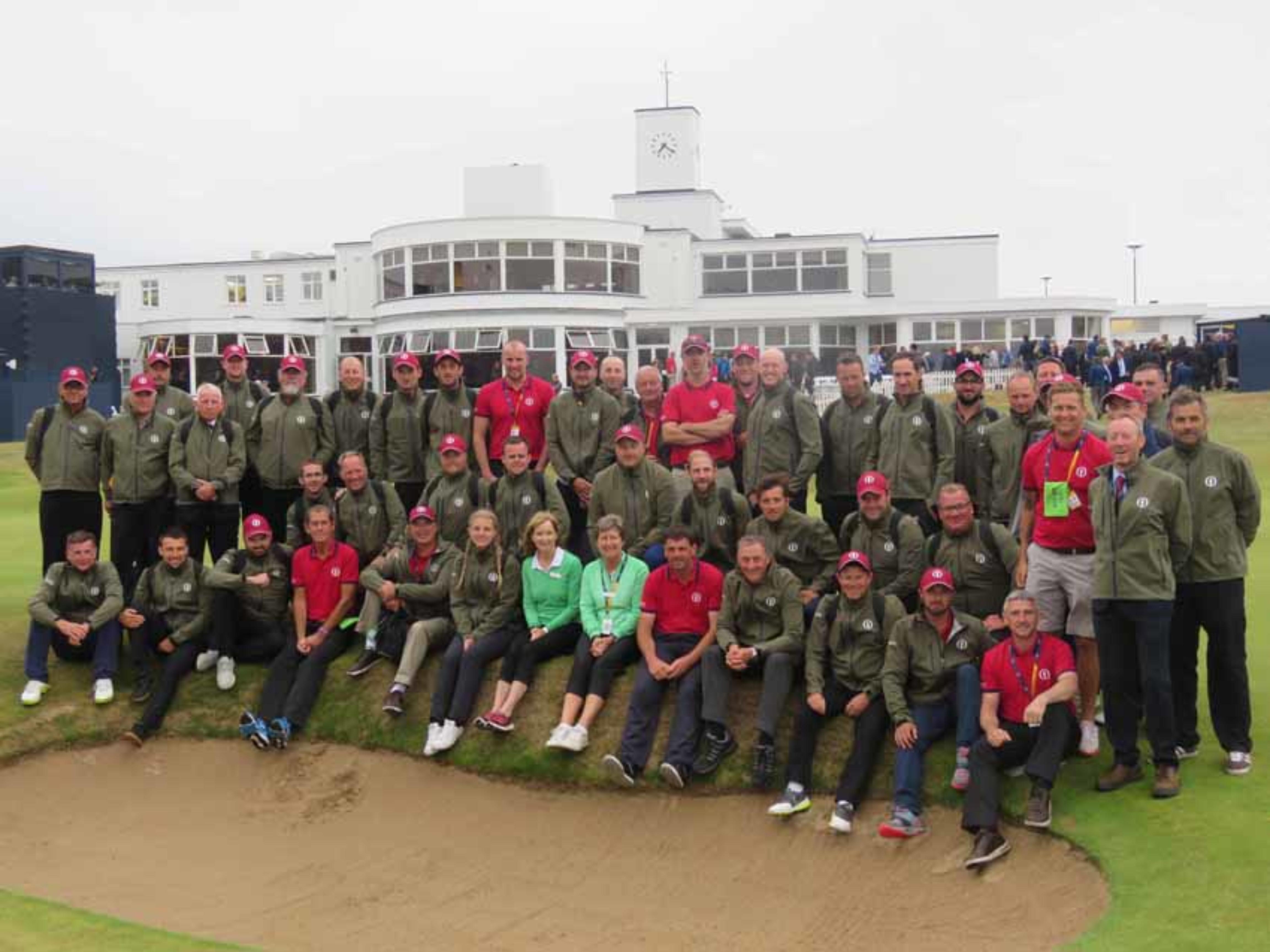The BIGGA Volunteer Support Team at Royal Birkdale 2017.JPG
