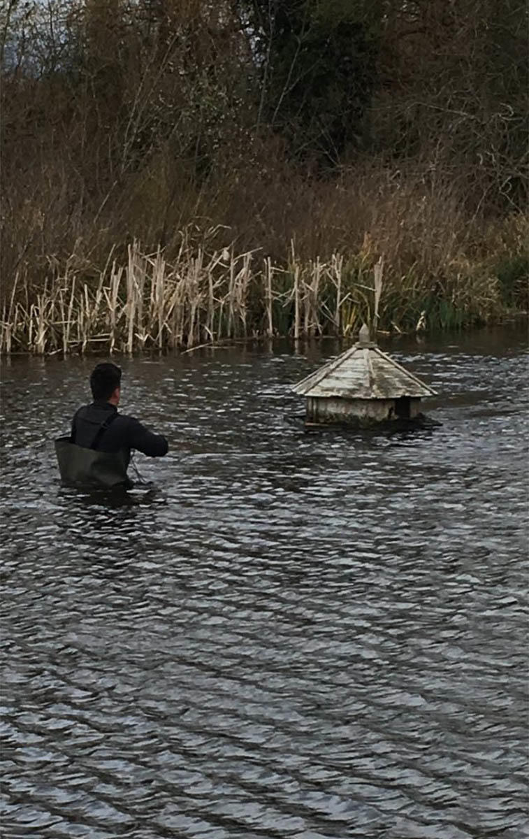 Royal Mid Surrey's floating nest box