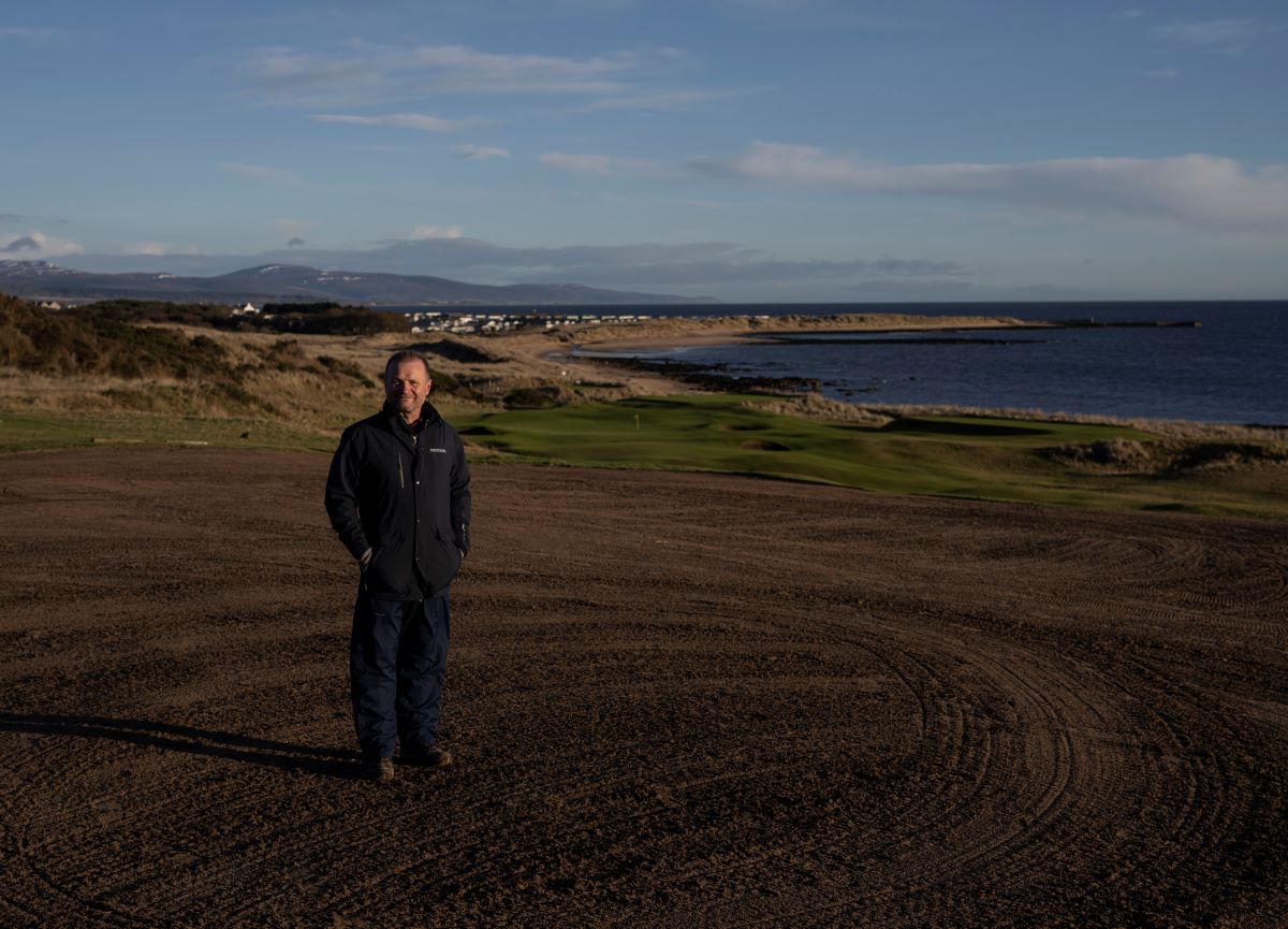 Tom Mackenzie on the 8th hole